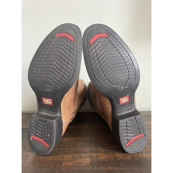 Tony Lama 3R Western Work Boots, style RR1101, men’s size 10.5D - Picture 9 of 9